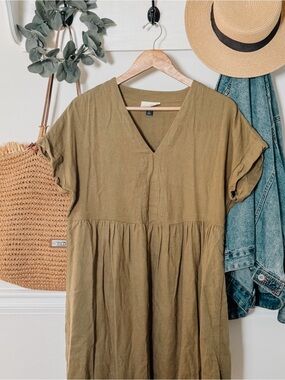 Universal Thread Olive linen Dress